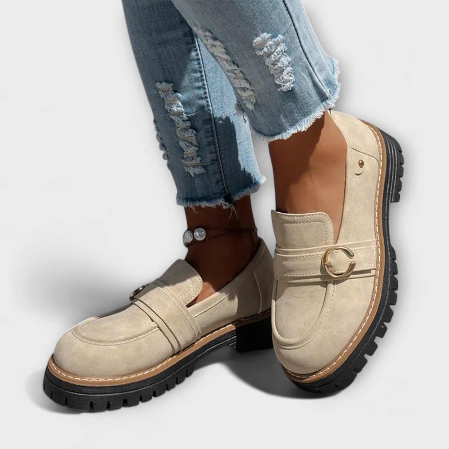 Marieke™ | Casual instappers met ronde neus