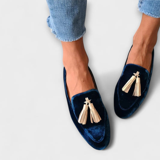 Diana™ | Vintage mocassins met franjes geïnspireerd