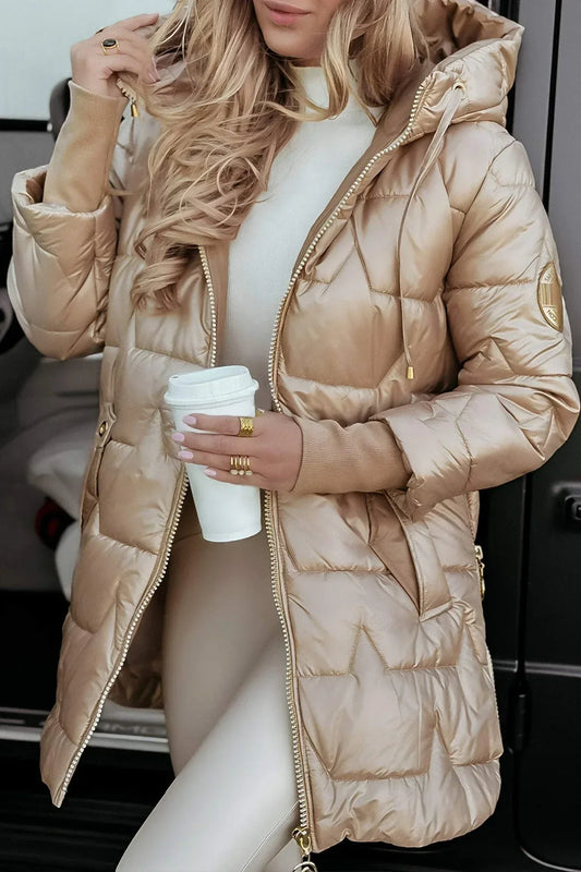 Diana - Elegante Winterjas met Capuchon en Vulling