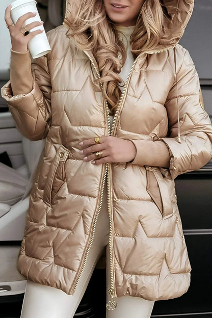 Diana - Elegante Winterjas met Capuchon en Vulling
