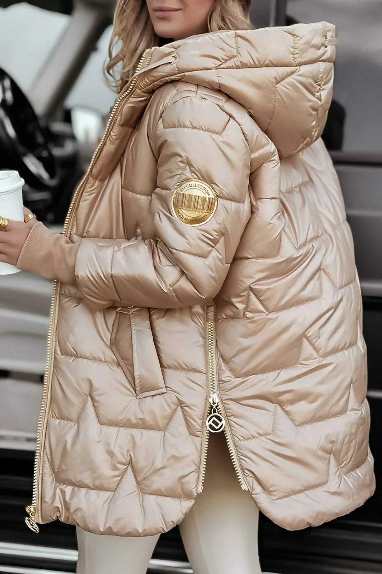 Diana - Elegante Winterjas met Capuchon en Vulling