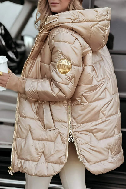 Diana - Elegante Winterjas met Capuchon en Vulling