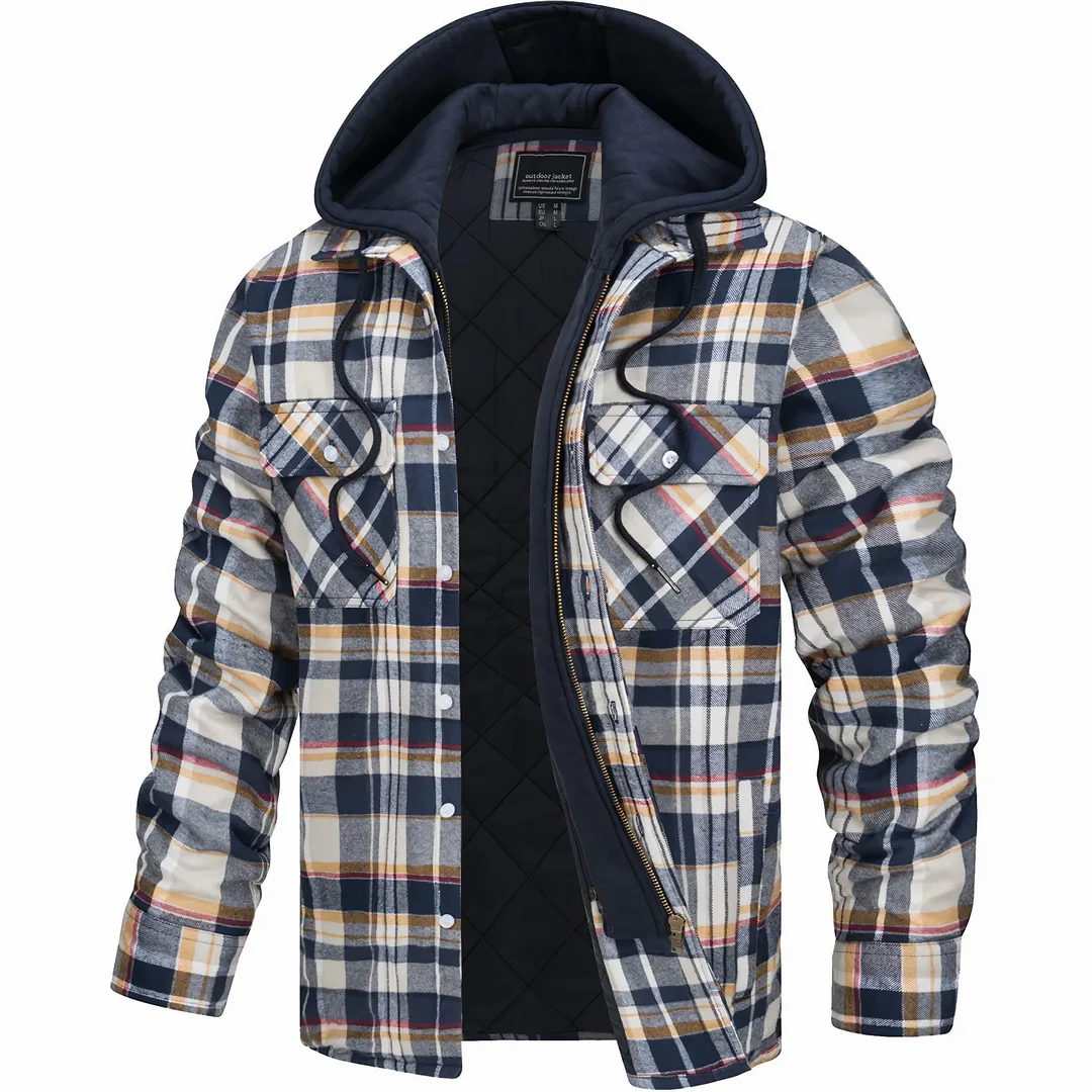 Julio | Plaid motief jas