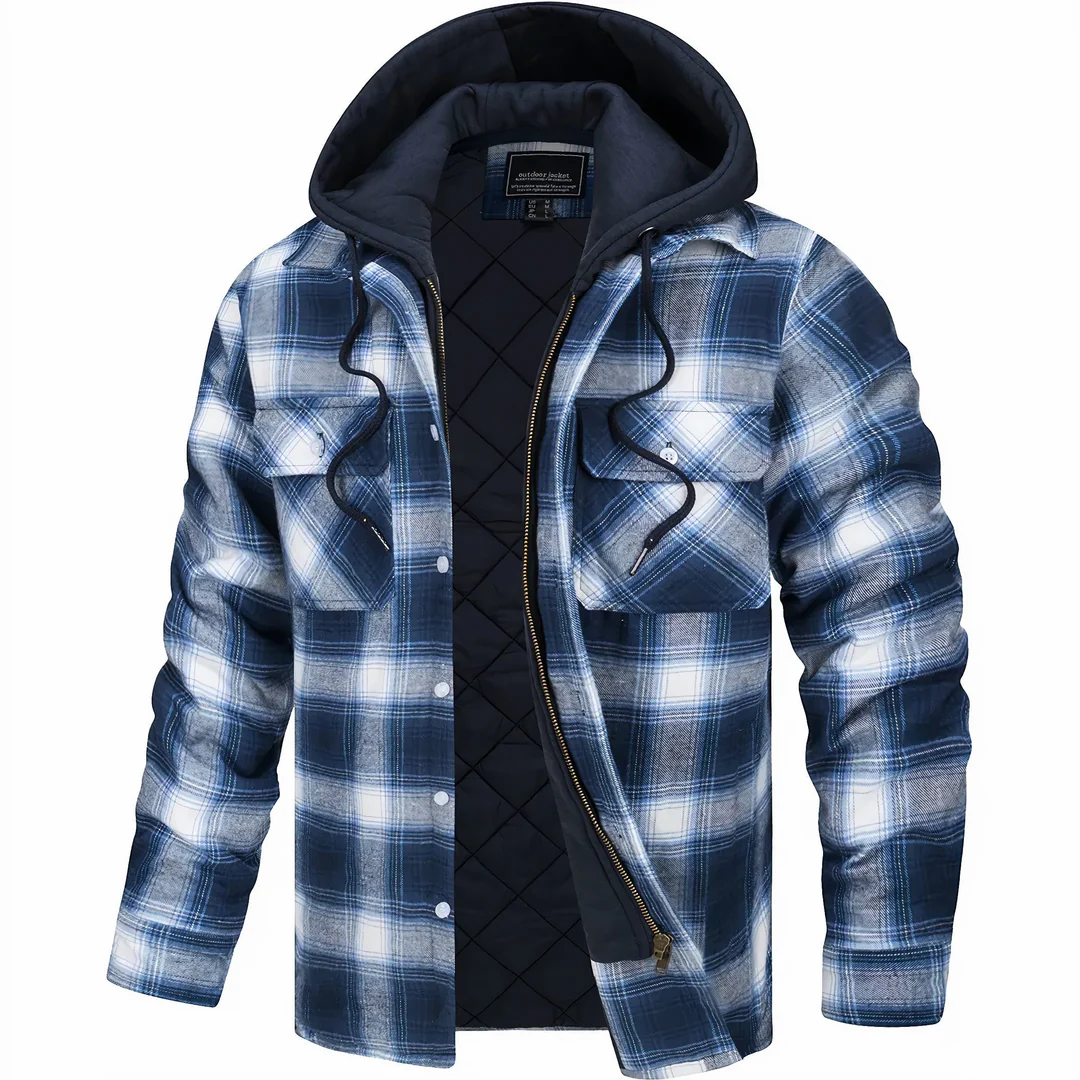 Julio | Plaid motief jas