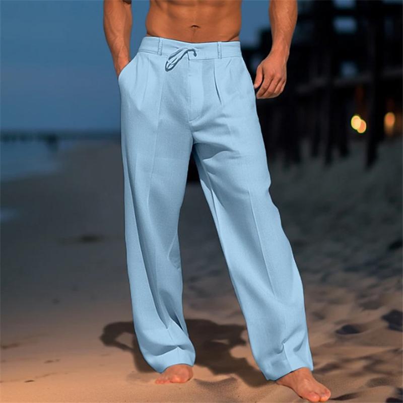 Marco™ | Effen linnen broek
