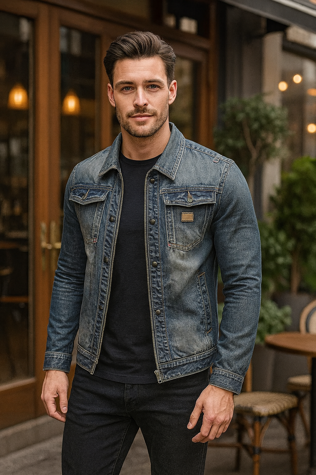 Daan – Premium Denim Jack 60% Katoen
